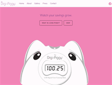 Tablet Screenshot of digipiggy.com